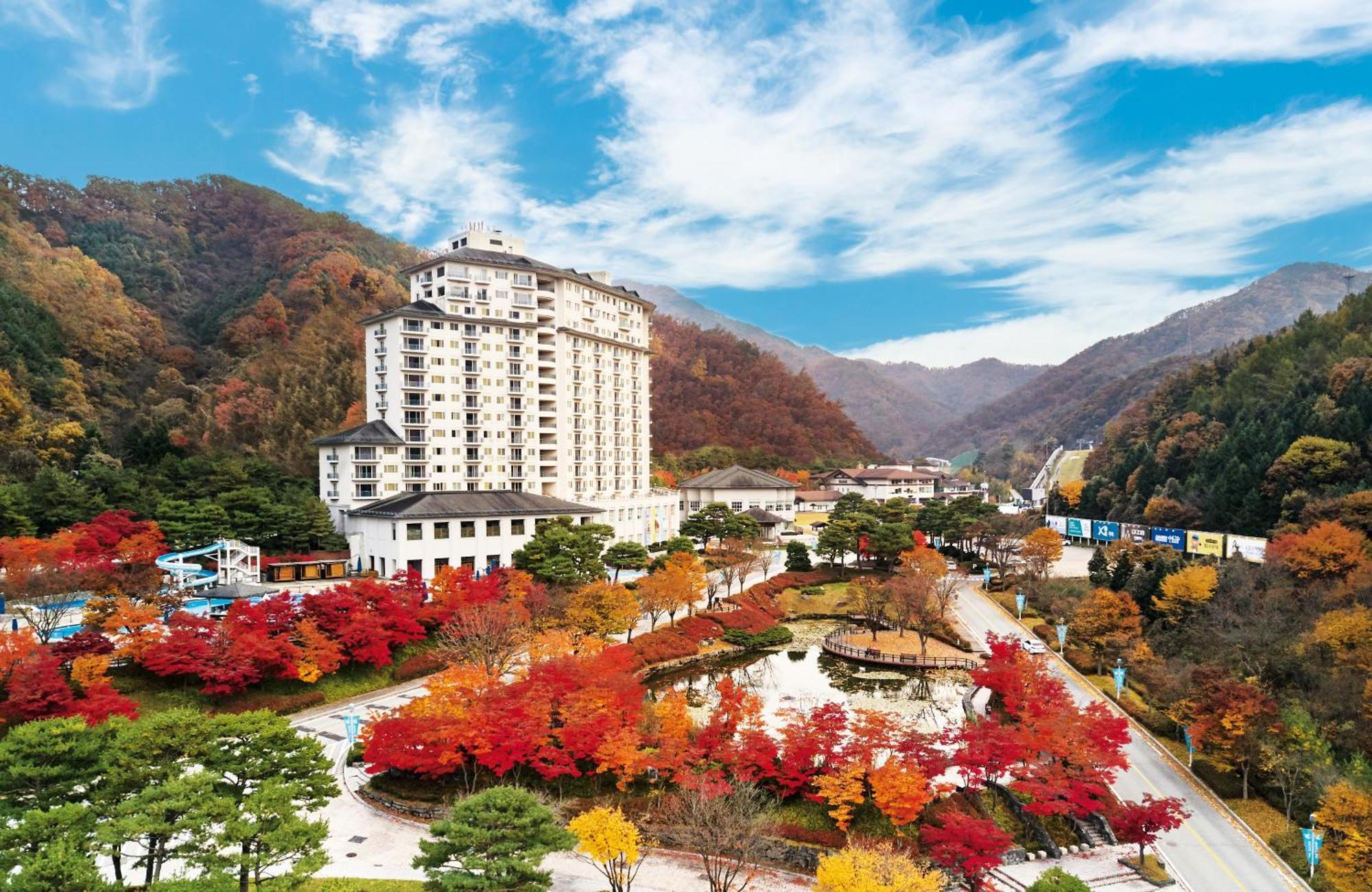 Elysian Gangchon Resort Chuncheon Exteriör bild